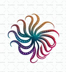 Abstrakte Tintenfischtentakel